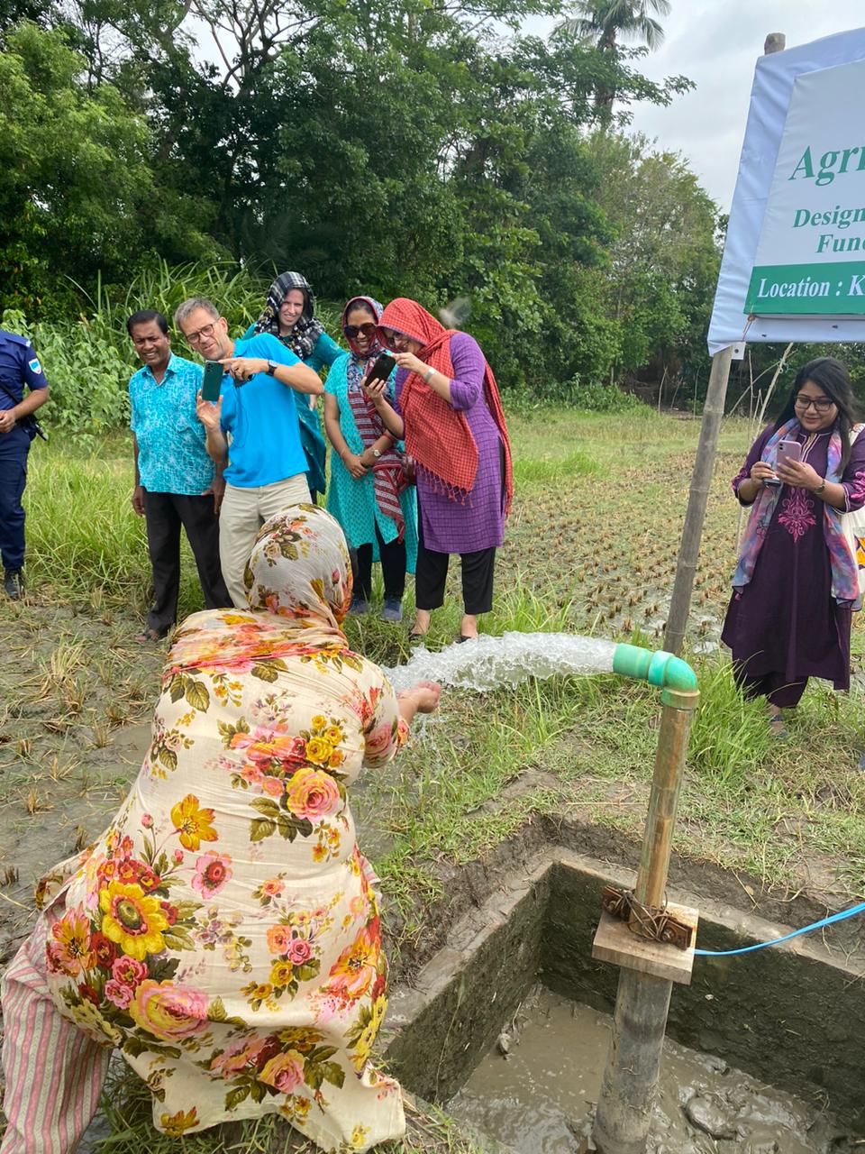 UN Women, and MOEFC and SIDA team field visit 